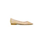 Net Ballerina Schoenen Prosperine , Beige , Dames