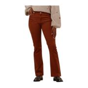 Cognac Flare Broek voor Vrouwen Fabienne Chapot , Brown , Dames