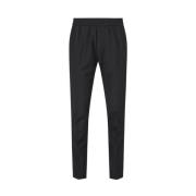 Wollen broek met logo Iceberg , Black , Heren