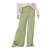 Wijde Mint Broek Ottod'Ame , Green , Dames