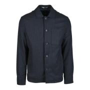 Stijlvolle wollen blend jas Selected Homme , Blue , Heren