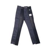 Zwarte Hybride Denim Chino Broek Mihara Yasuhiro , Black , Heren