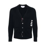 Blauwe Gebreide Trui Thom Browne , Blue , Heren