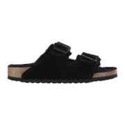 Zwarte Stijl Sandalen Birkenstock , Black , Dames