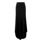 Zwarte hoge taille asymmetrische rok Philosophy di Lorenzo Serafini , ...