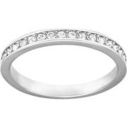 Delicate Rodium-Plated Kristallen Ring Swarovski , Gray , Dames