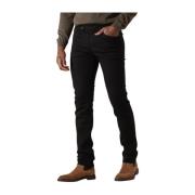 Slim Fit Zwarte Denim Jeans Boss Black , Black , Heren