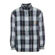 Geruite Kent Kraag Overhemd Loose Fit Carhartt Wip , Multicolor , Here...