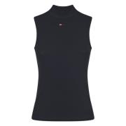 Top met Microdiv Stijl Diesel , Black , Dames