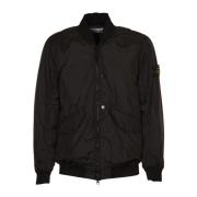 Zwarte Jassen voor een Stijlvolle Look Stone Island , Black , Heren