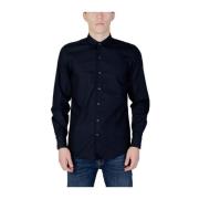 Katoenen Lange Mouw Shirt Herfst/Winter Antony Morato , Blue , Heren