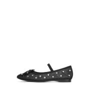 Zwarte Mesh Ballet Flats met Strass Jeffrey Campbell , Black , Dames