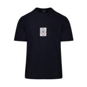 Denim Logo T-Shirt C.p. Company , Black , Heren