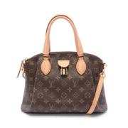 Pre-owned Canvas handbags Louis Vuitton Vintage , Brown , Dames