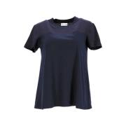 Pre-owned Polyester tops Valentino Vintage , Blue , Dames