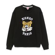 Zwarte Crew Neck Sweater Kenzo , Black , Heren