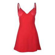 Moderne Jurk 100% Polyester Costume National , Red , Dames