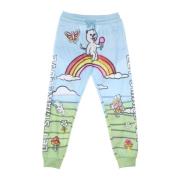 Multi Fleece Sweatpants met elastische taille Ripndip , Multicolor , H...