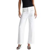 Wide Jeans Liu Jo , White , Dames