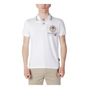 Heren Witte Polo Shirt Napapijri , White , Heren