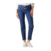 Blauwe Skinny Jeans voor Dames Closed , Blue , Dames