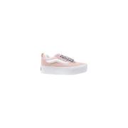 Leren Sneaker Dames Herfst/Winter Collectie Vans , Pink , Dames