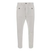 Witte Stijlvolle Broek Dsquared2 , White , Heren