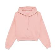 Pastel Logo Beige Geborduurde Hoodie Marni , Pink , Dames