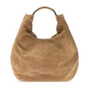 Suède shopper tas Moschino , Beige , Dames