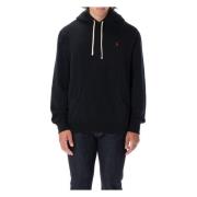 Klassieke Hoodie Fleece Ralph Lauren , Black , Heren