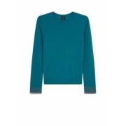 Gestreepte ronde hals wollen trui Paul Smith , Green , Dames