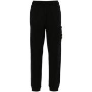 Zwarte Broek voor Mannen Stone Island , Black , Heren