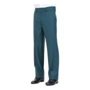 Elegante Groene Broek Rechte Pijp Patrizia Pepe , Green , Heren