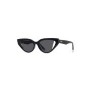 Zwart Rook Zonnebril Fendi , Black , Dames