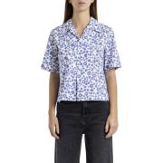 Blauwe Bloemen Zomer Shirt Marni , Blue , Dames