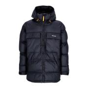 Zwarte Oversized Puffer Donsjas Columbia , Black , Heren