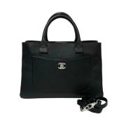 Pre-owned Leather chanel-bags Chanel Vintage , Black , Dames