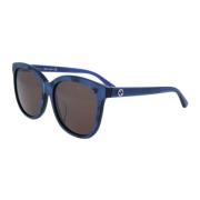 Stijlvolle zonnebril voor modieuze looks Gucci , Blue , Unisex