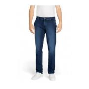 Blauwe Katoenen Stretch Jeans voor Mannen GAS , Blue , Heren