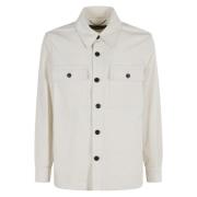 Overhemd Jas Pike Stijl Department Five , White , Heren