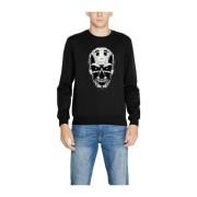 Comfortabele Katoenmix Sweater Antony Morato , Black , Heren