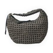 Mini Hobo Tas Borbonese , Black , Dames