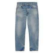 Charlotte Blue Washed Denim Straight Leg Jeans Saint Laurent , Blue , ...