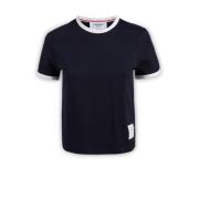 Stijlvolle T-shirt en Tanktop Combinatie Thom Browne , Blue , Dames