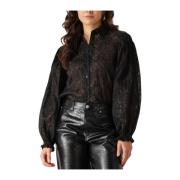 Veelzijdige Zwarte Blouse Maura Ydence , Black , Dames