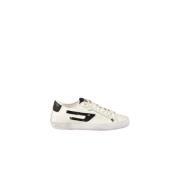 Casual Leren Sneakers Dames Collectie Diesel , White , Dames