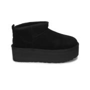 Klassieke Zwarte Plateau Laarzen UGG , Black , Dames