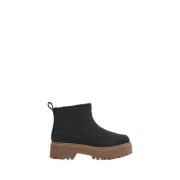 Zwarte Bikerlaarzen Stijl Timberland , Black , Dames