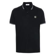 Blauwe T-shirts en Polo's met Gestreepte Details Stone Island , Blue ,...