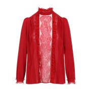 Paris Top voor Vrouwen Valentino , Red , Dames